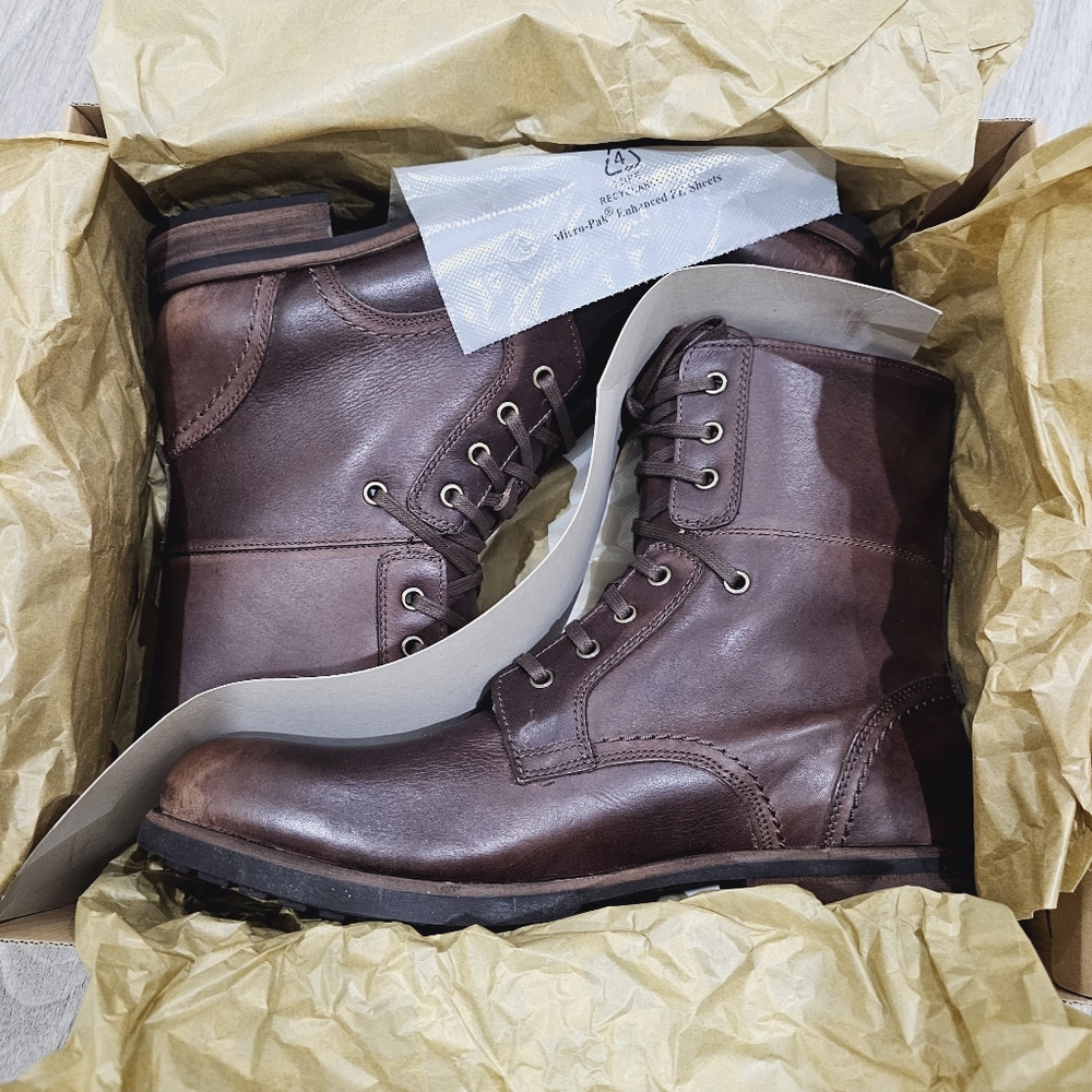 NEW NWT UGG Australia Men's Larus Winter Boots Sz 12 Brown - Picture 4 of 13